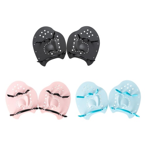 Swimming Hand Paddles Swim Hand Paddles with Adjustable Strap Flat Paddles Hand - Bild 1 von 19