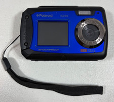 POLAROID iE090 18 Mega Pixel Water Proof Shock Proof 2.8 LCD Camera Blue Tested