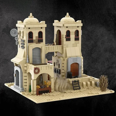Mos Eisley Hut on Tatooine 1344 Teile Bauspielzeug MOC Build CJ1454 REP