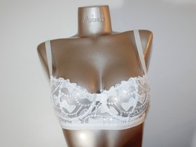 Aubade Paris x Viktor & Rolf Sample The Bow Collection White Lingerie Set 34B S