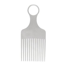 Metal Insert Comb For Men's Styling Comb, Aluminum Oil Haircomb, Black Hair Perm