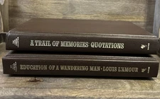 A Trail Of Memories, Education Of A Wondering Man NF Louis L’Amour Leatherette