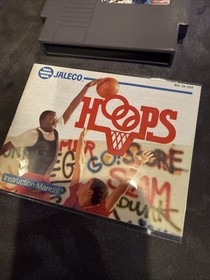 Juego Hoops Nintendo NES con manual probado 🔥🔥🔥