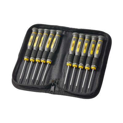 General Tools 610 10 Piece Precision Screwdriver Set with Case Small Screwdriver