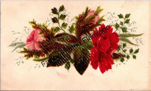 Antique John Shillito Co. Trade Card Victorian Fashion Ad Floral Cincinnati - Picture 1 of 2