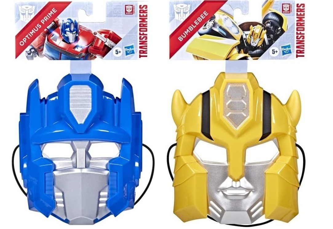 Transformers Optimus Prime Bumblebee Role Play Masks 10-Inch for Ages 5+