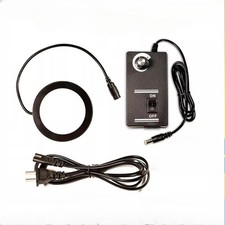 90mm Microscope LED Ring Light Adjustable Light Source Bottom/Lower Light Source