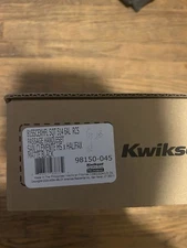 Kwikset San Clemente HS Halifax Matte Black Handleset