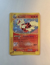 Pokémon Arcanine Aquapolis Holo Rare H2/H32 90 HP Card 2002 Nintendo