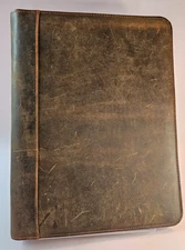 Aromazatika Organizer Portfolio Genuine Leather Large 14"x10"