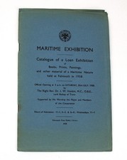 Maritime Exhibition Books Prints Paintings 1938 Art Shipping Nautical Seascapes