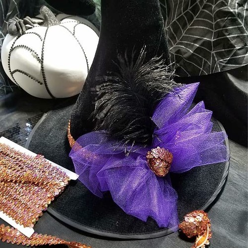Pack of 4 Premium Shiny Spools of 6 Inch X 25 Yards | Pewter Tulle - Picture 3 of 6
