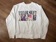 Taylor Swift Eras White Crewneck Debut-Midnights White