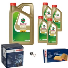 BOSCH inspektionspaket 9 L Castrol EDGE 5W-30 M f�r BMW 7er 745i Li 735i