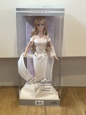 Barbie Birthstone Collection June Pearl Doll Collector Edition NIB - Mattel 2002