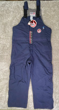 Walls FR Coverall Bib Men's Blue Diamond Quilt Lined Insulated HRC3 HEAVYWEIGHT