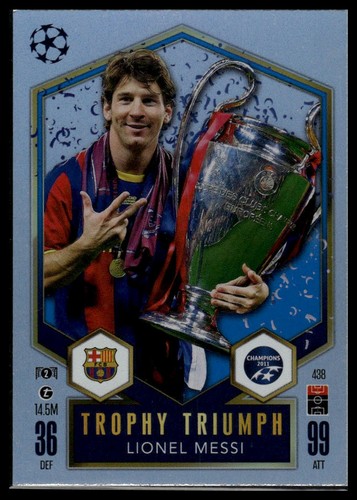 2024-25 Topps Match Attax UEFA Club Competitions Lionel Messi #438 FC Barcelona