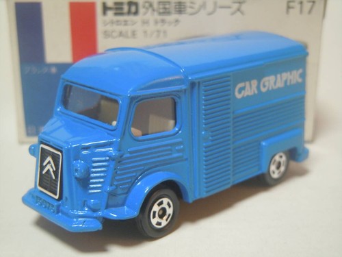 Tomica Cg Car Graphic Custom F17-2-9 Citroen H Truck Blue/Ivory Seat/Rear Door O