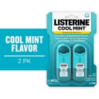 Listerine Pocketmist Cool Mint Oral Care Mist,Bad Breath Spray Strips,2 x 7.7 ml
