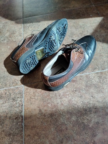 Men's Footjoy Classics Golf Shoes Optiflex Sole Size 10 1/2D B6 Style - Picture 4 of 12