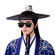 Mesh Top Hat Lightweight Breathable Wide Brim Secure Fit Headwear Adults