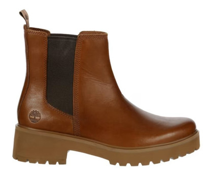 TIMBERLAND WOMENS CARNABY COOL CHELSEA LEATHER BOOT