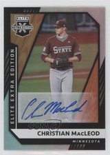2021 Panini Elite Extra Edition Signatures Christian Macleod #159 Auto 13c1