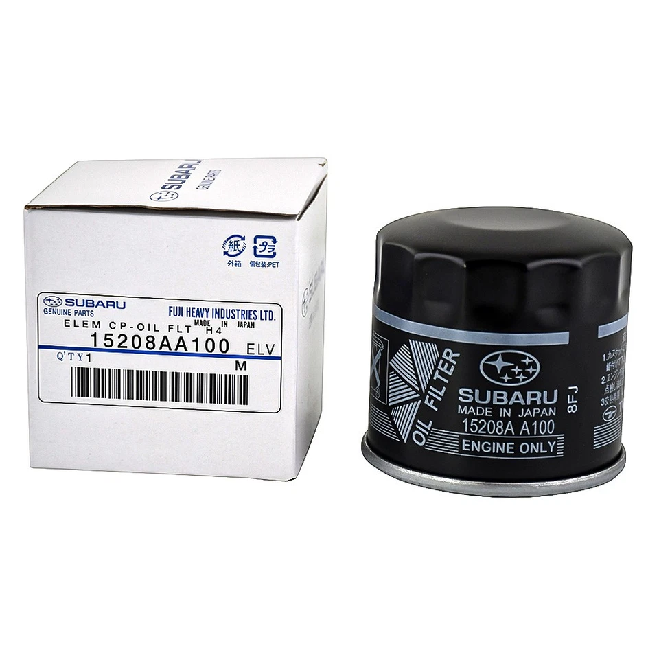 Filtro de aceite de motor Subaru 15208AA100 para Impreza Legacy Outback Forester paquete de 3 Foto 2 de 4