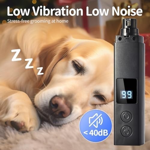 Silent Groom Pro Nail Grinder, Silent Grind Pro for Dogs, Heusom Silent Grind...
