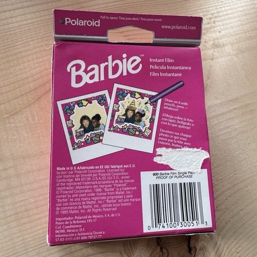 NEW Polaroid 600 Barbie Instant Film Photo Pack of 10 Exp 2000 Vintage / Unique - Picture 2 of 6