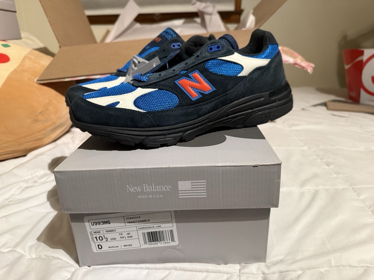 Kith & New Balance for MSG Made in USA 993 Navy / Princess Blue