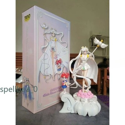 37cm Anime Sailor Moon Crystal Chibi Sailor Cosmos PVC Figure Model Statues Gift