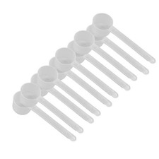 Plastic Measuring Scoop, 1/2 Tablespoon 7.5 cc 1.5 tsp 7.5 mL Long Hand...