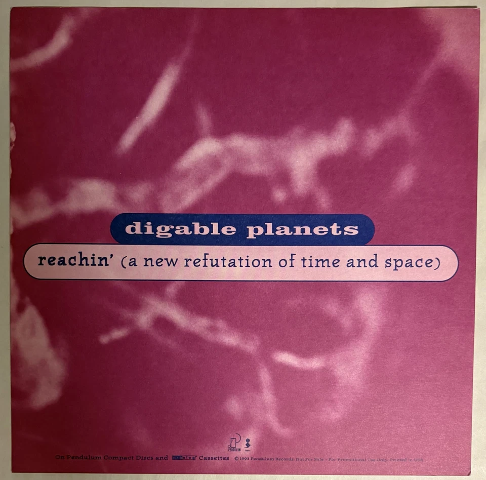 digable planets Reachin' (A New Refutation of Time and Space) promo poster flat - Image 3 of 3