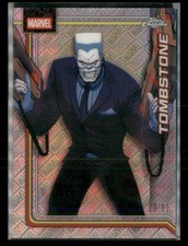 2026 Topps Chrome Marvel Comics #180 Tombstone Marvel Logofractor #/61