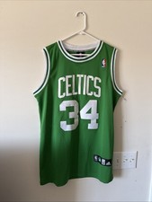 Men’s Adidas Paul Pierce #34 Boston Celtics Authentic Jersey  Sz 52 - Green
