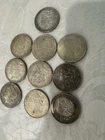 Lot Of 9 Morgan & 1 Peace Silver Dollars