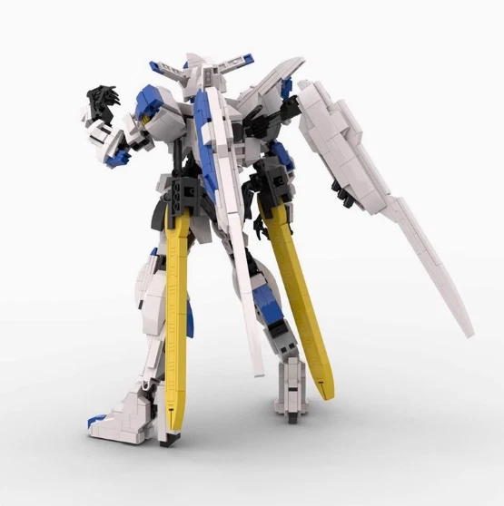 Детали строительного блока модели, собранные роботом Gundam - Изображение 3 из 3