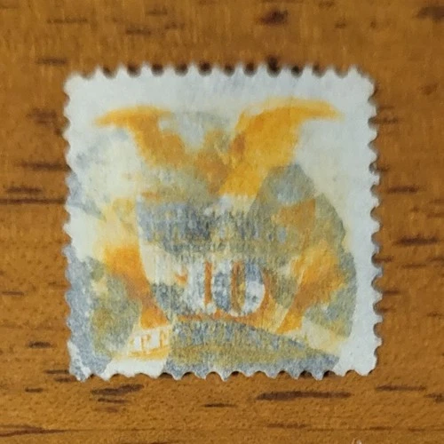 Vintage US Stamp #116 Shield & Eagle 1869 Pictorial Fine/Very Fine Used- CV $110