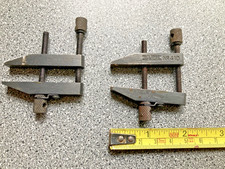 2 x Vintage 2” Toolmakers/Engineers Clamps Moore & Wright & Eclipse