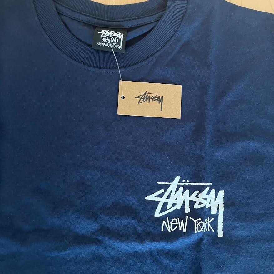 RARE Stussy Stock New York Tee Navy 2025 (New With Tags) (ALL