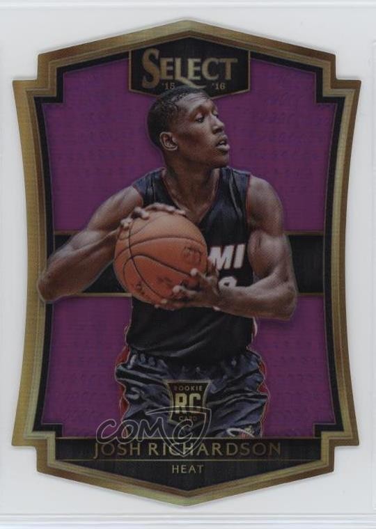 2015-16 Panini Select Purple Prizm 54/99 Josh Richardson #195 Rookie RC 2w8