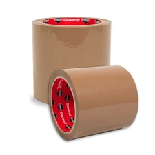 3.8" x 72 Yards Tan Carton Sealing Packing Tape Tapes 684 Rolls 1.6 Mil