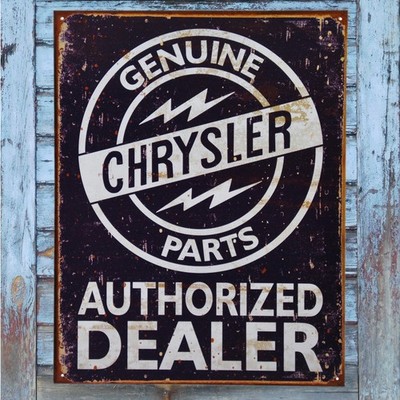 Chrysler Parts Schild 30 x 40 cm USA licensed Retro Werkstatt Deko Plymouth *868