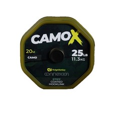 Ridgemonkey CamoX Stiff Coated Hooklink 25ib 35ib Carp Fishing 