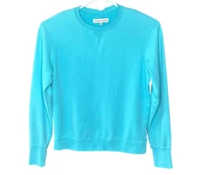 Orlebar Brown Sweatshirt Adult Size XL Blue Long Sleeve V Stitch Cotton