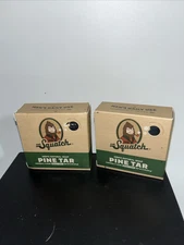 (3 Bars) Dr. Squatch PINE TAR All Natural Soap Heavy Grit | 5oz