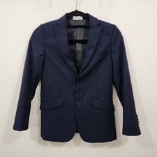 Trish Scully Child Brooks Suit Jacket Navy Boys Size 10 2-Button Single-breast