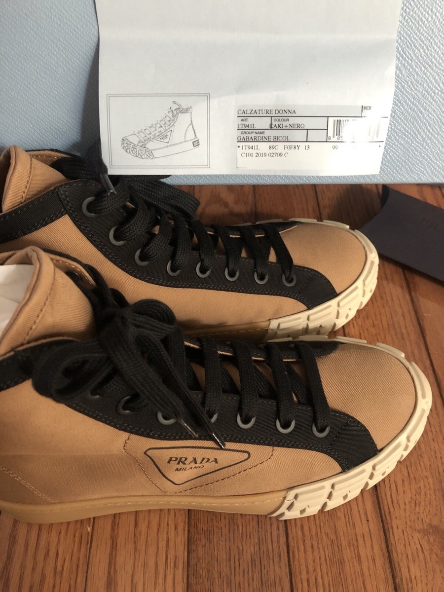 スニーカー PRADA GABARDINE SNEAKERS Prada Gabardine Fabric Sneakers 36.5 136603484 | eBay