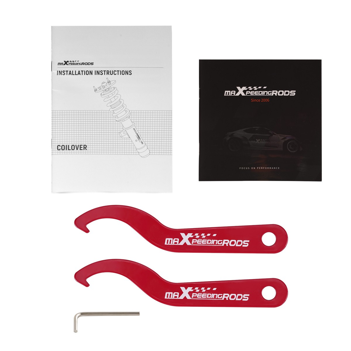 Maxpeedingrods Coilover Lowering Kit Adjustable Damper For